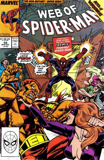 Web of Spider-Man #59 Newsstand Edition