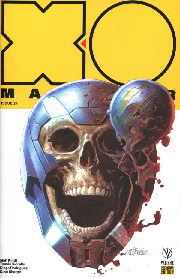 X-O Manowar #24 Cover E Pre-order Edition Giorello