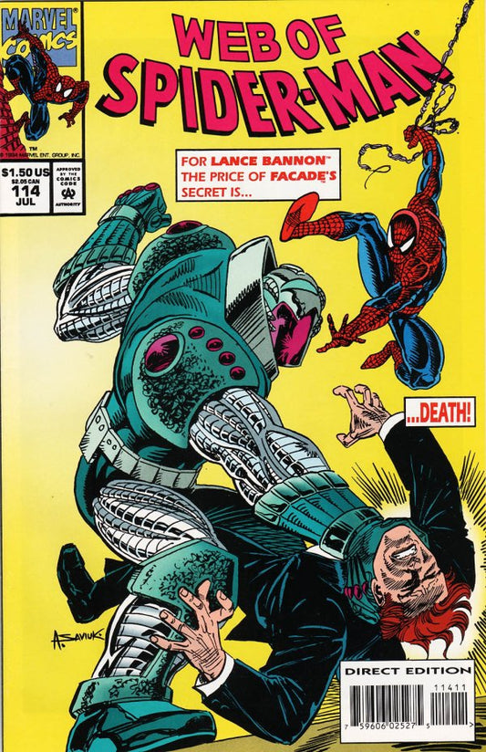 Web of Spider-Man #114 (1994) (High Grade)