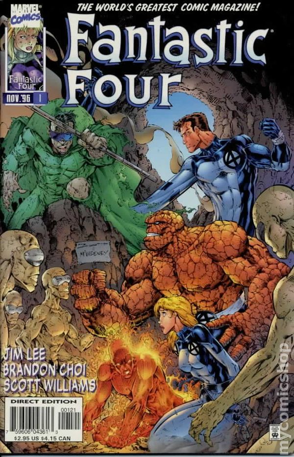 Fantastic Four #1 Brett Booth Cover