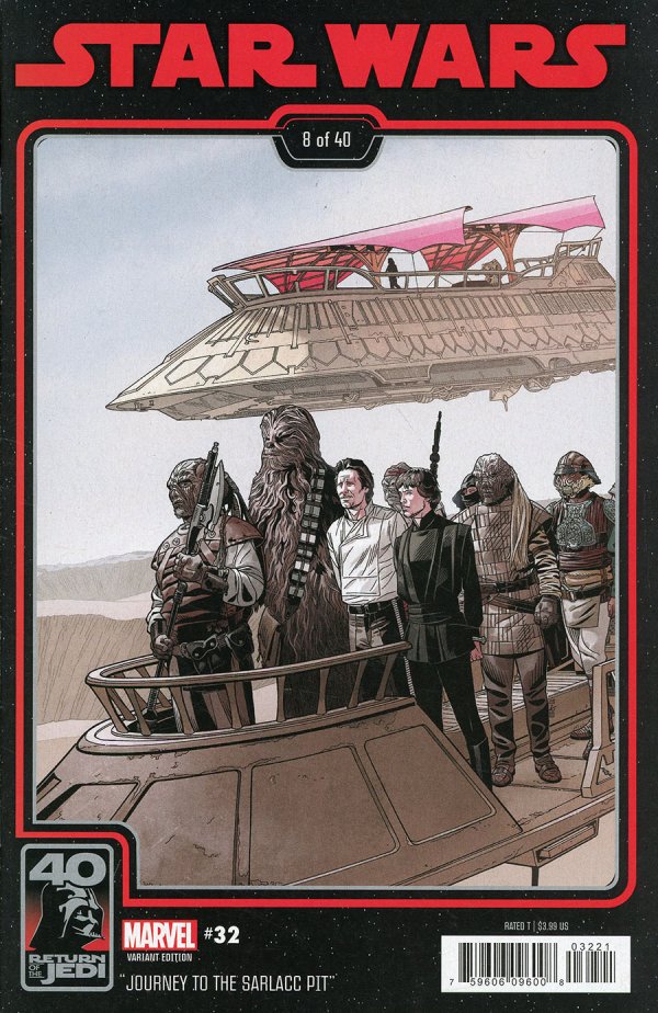 Star Wars #32 Sprouse Return Jedi 40th Anniversary Variant
