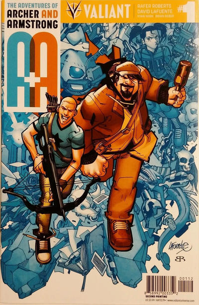 A&A: The Adventures of Archer & Armstrong #1 2nd Printing
