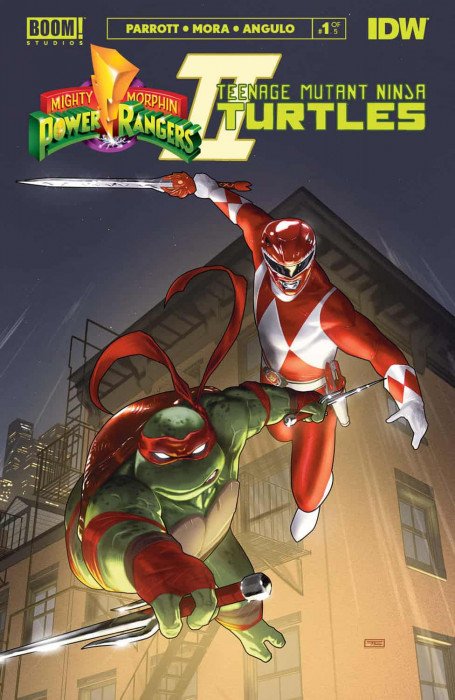 MMPR TMNT II #1 (Of 5) Cvr I Cardstock Var Clarke