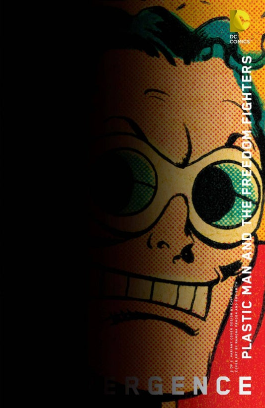 Convergence Plastic Man Freedom Fighters #2 Chip Kidd Variant Edition