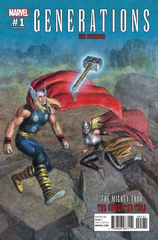 Generations Unworthy Thor & Mighty Thor #1 Pastoras 1:25 Variant