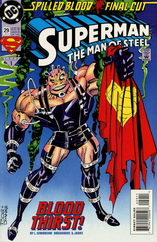 Superman: The Man of Steel #29 (1994) (Mid Grade)