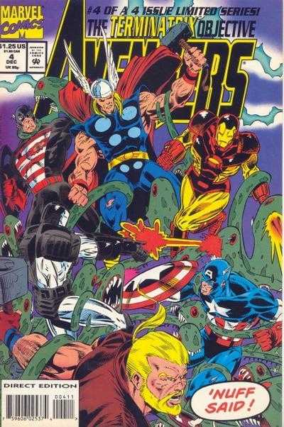 Avengers: The Terminatrix Objective #4 (1993) (Mid Grade)