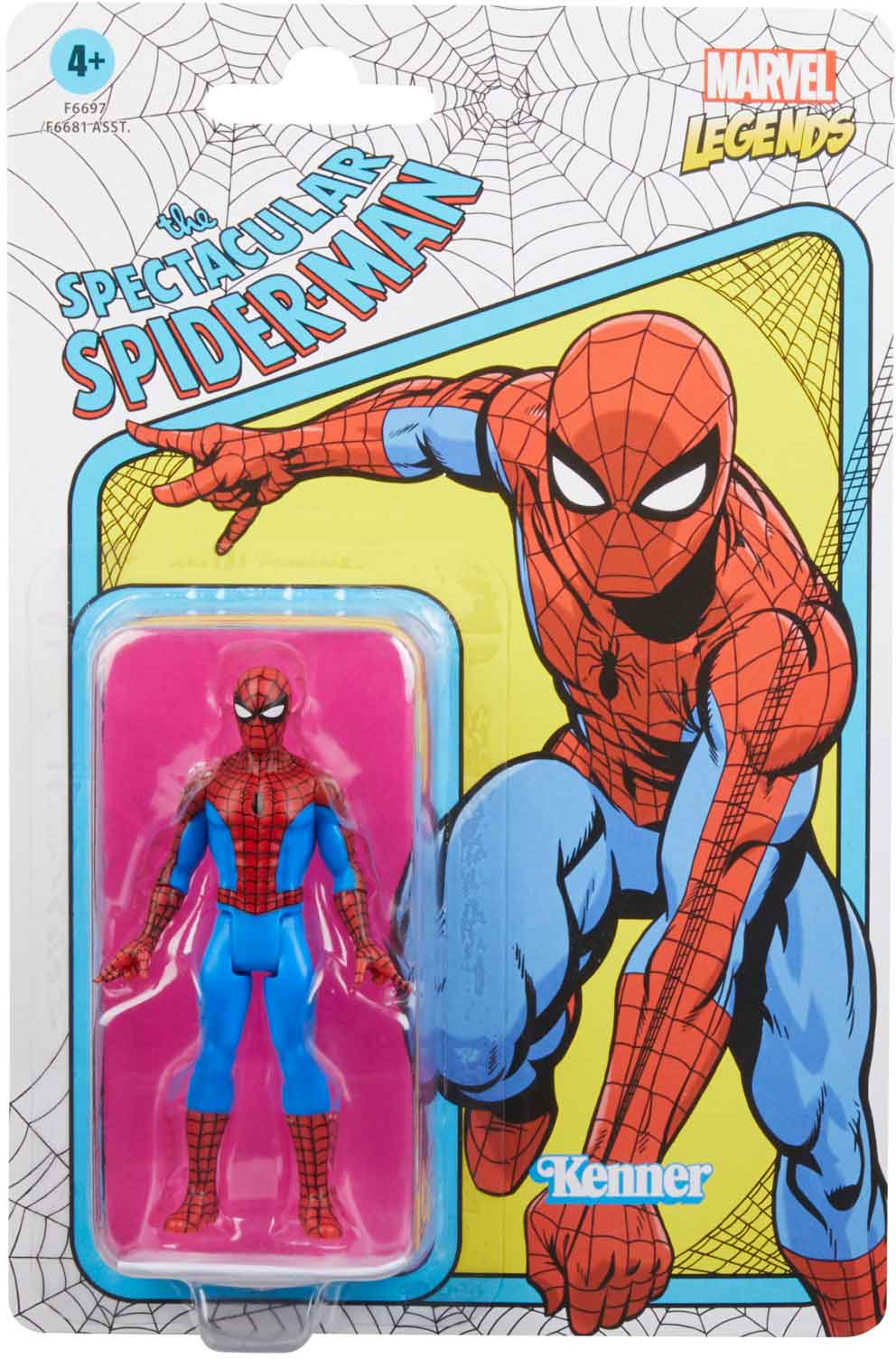 Spectacular Spider-Man Marvel Retro Legends 3-3/4in Af