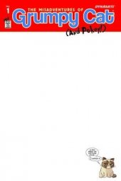 The Misadventures of Grumpy Cat (and Pokey!) #1 Cover G Blank Authentix