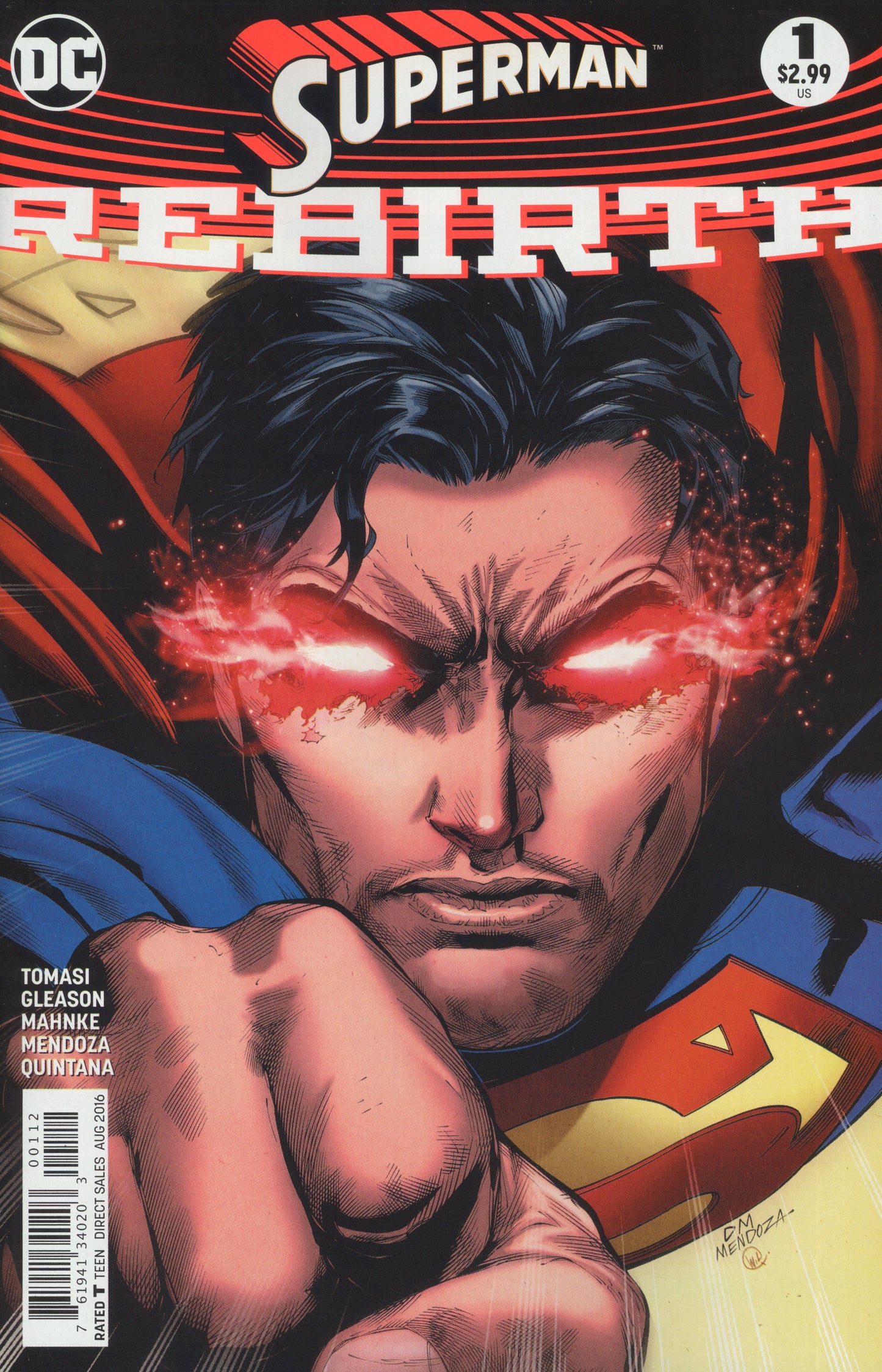 Superman Rebirth #1 2nd Printing