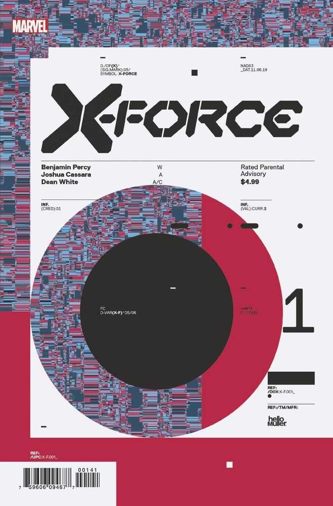 X-Force #1 Muller 1:10 Design Variant Dx