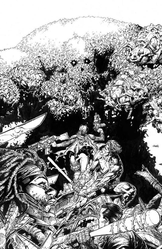 Skybound X #5 Cover F 25 Copy Variant Edition Black & White Finch