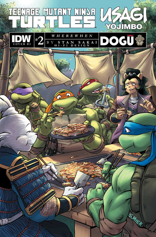 Teenage Mutant Ninja Turtles Usagi Yojimbo Wherewhen #2 Cover C 10 Copy Variant Edition Myer