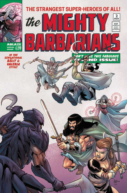 Mighty Barbarians #2 Cover D Casas Homage (Mature)