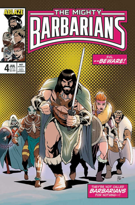 Mighty Barbarians #4 Cover D Casas Homage (Mature)