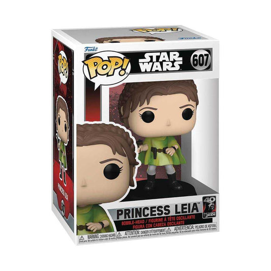 Pop Star Wars Return Of The Jedi 40th Leia Bh Vinyl Figure