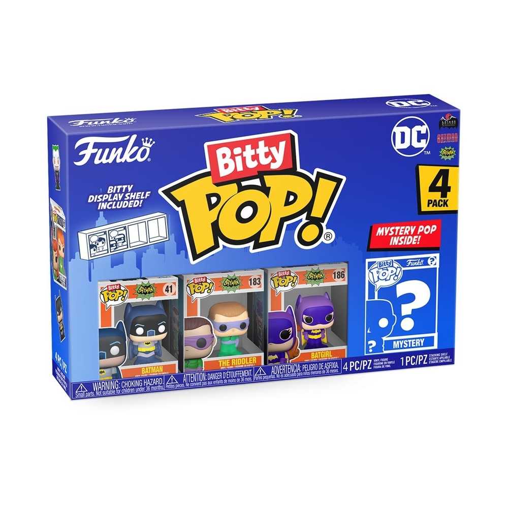 Bitty Pop DC Batman 1966 4pk Vinyl Figs