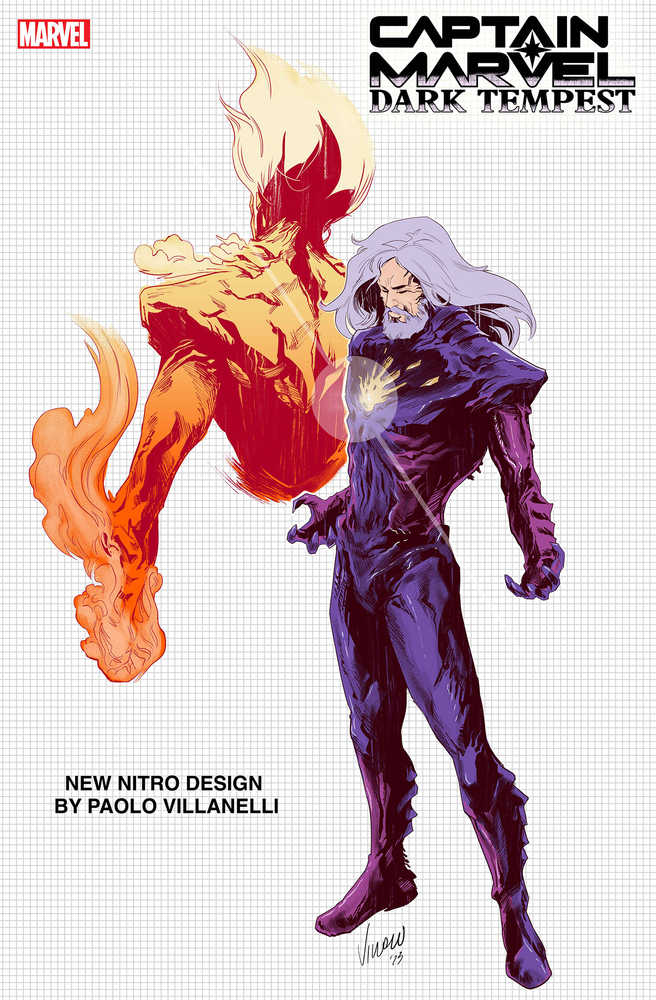 Captain Marvel Dark Tempest #2 1:10 Design Variant