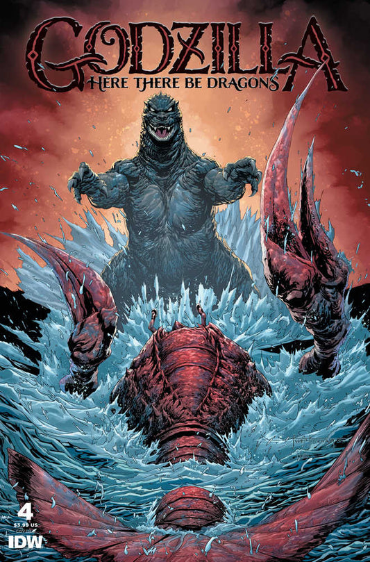 Godzilla Here There Be Dragons #4 Cover B Kirkham