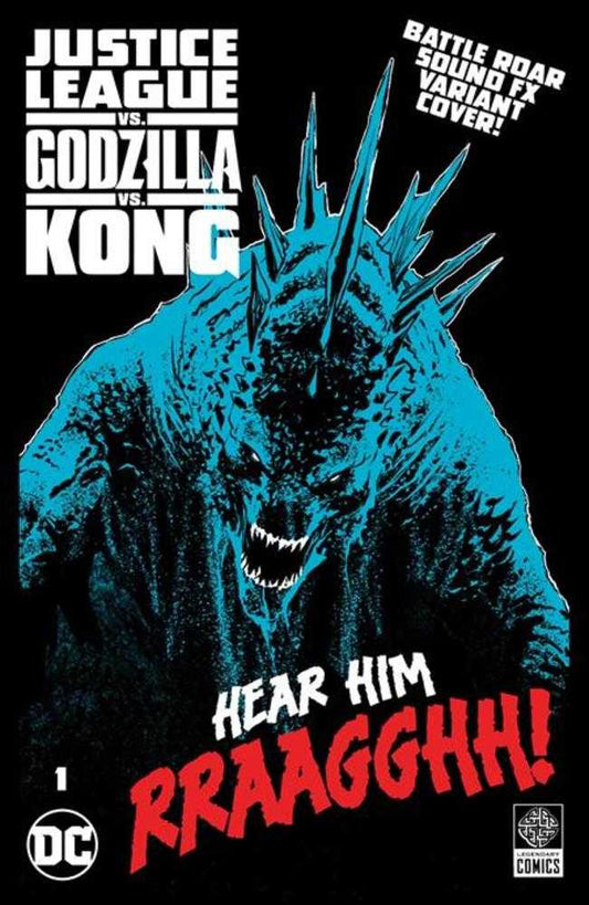 Justice League vs Godzilla vs Kong #1 (Of 7) Cover F Christian Duce Godzilla Roar Sound Fx Gatefold Variant *LIMIT 1