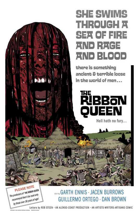 Ribbon Queen #5 (Of 8) Cover C Chris Ferguson & Jacen Burrows Horror Homage Variant (Mature)