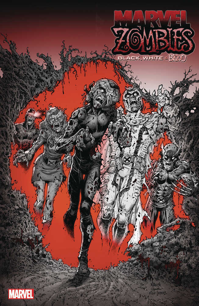 Marvel Zombies Black White Blood #3 1:10 Homage Variant