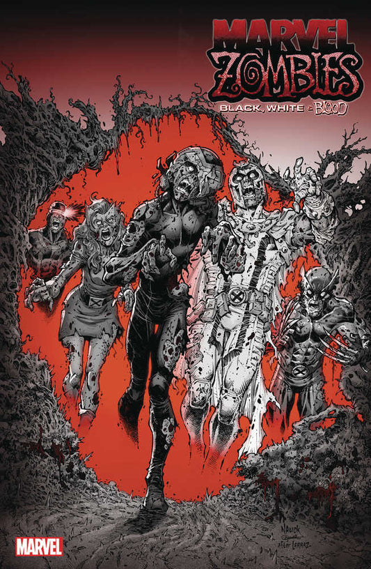 Marvel Zombies Black White Blood #3 1:10 Homage Variant