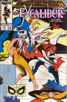Marvel comics presents:Excalibur #38