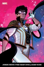 Avengers Forever #7 Vecchio Pride Var
