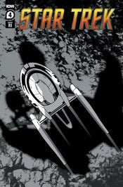 Star Trek #4 Cvr D 10 Copy Incv Rasanas B&W